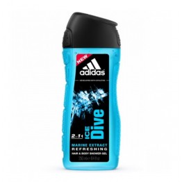 Adidas 2IN1 Ice Dive Hiar & Body Shower Gel 250ml - Marine Extract 